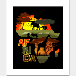 Africa Posters and Art